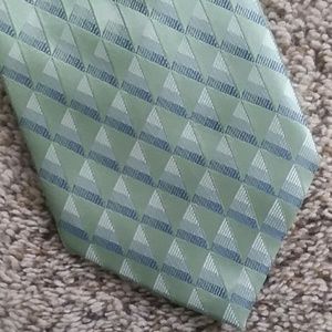Calvin Klein EUC necktie tie green